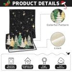 Black and Gold Christmas Table Runner – 13"x72