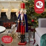 Large Wooden Nutcracker Soldier - 3 FT Figurine