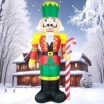 Giant Nutcracker Christmas Inflatable Yard Decoration