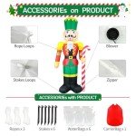 Giant Nutcracker Christmas Inflatable Yard Decoration