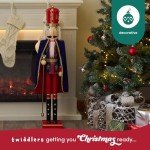Large Wooden Nutcracker Soldier - 3 FT Figurine