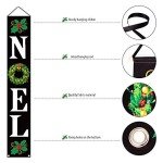 Joy Noel Christmas Door Hanging Banner Sign