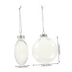 10 Pcs Shatterproof Christmas Tree Ornaments