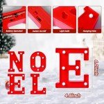 Christmas LED Letter Lights for Festive Decor