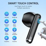 Bluetooth 5.3 Waterproof Wireless Earbuds with 42 Hours Playback