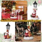 Red Cardinal LED Lamppost Christmas Table Decor