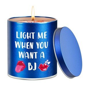 Funny Scented Christmas Candles for Men Gift Set