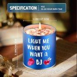 Funny Scented Christmas Candles for Men Gift Set