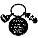 Personalized Keychain Gifts for Dad from Kids