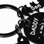 Personalized Keychain Gifts for Dad from Kids