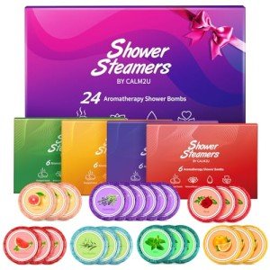 CALM2U Aromatherapy Shower Steamers - 24 Pack