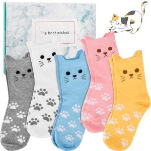 Cute Cat Socks for Women - Fun Gift Ideas