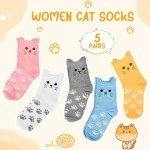Cute Cat Socks for Women - Fun Gift Ideas