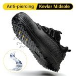 Men's Waterproof Steel Toe Non-Slip Work Sneakers