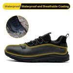 Men's Waterproof Steel Toe Non-Slip Work Sneakers