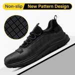Men's Waterproof Steel Toe Non-Slip Work Sneakers