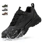 Waterproof Steel Toe Sneakers for Men - Lightweight Non-Slip