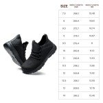 Men's Waterproof Non-Slip Steel Toe Work Sneakers