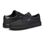 Men's Lightweight Casual Skate Sneakers - Black 8