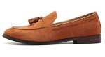 Men's Casual Slip-On Suede Loafers - Tan