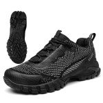 Men's Lightweight Waterproof Hiking Shoes - Black