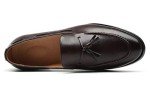 Brown Casual Leather Loafers for Men