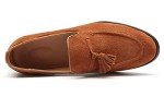Men's Casual Slip-On Suede Loafers - Tan