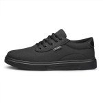 Men's Lightweight Casual Skate Sneakers - Black 8