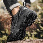 Men's Lightweight Waterproof Hiking Shoes - Black