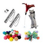 6-Piece Interactive Cat and Dog Toy Set