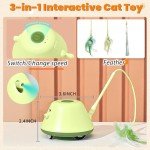 Interactive USB Rechargeable Cat Toys with LED Lights