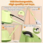 Interactive USB Rechargeable Cat Toys with LED Lights