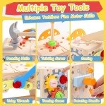 Wooden Montessori Toddler Tool Set for Kids