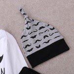 Newborn Baby Outfit Set: Romper, Pants, Hat