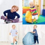 12 Pairs Non-Skid Toddler Socks for Ages 1-7