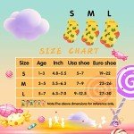 12 Pairs Non-Skid Toddler Socks for Ages 1-7