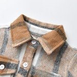 Winzik Toddler Plaid Flannel Button Down Shirt