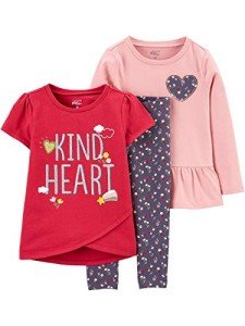 Carter's Toddler Girls' 3-Piece Playwear Set