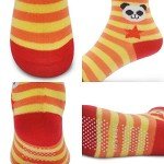 12 Pairs Non-Skid Toddler Socks for Ages 1-7