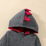 Toddler Boys Dinosaur Hoodie and Pants Set