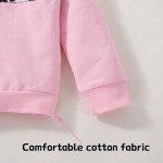 Leopard Print Hoodie and Pants Set for Girls