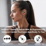 Bluetooth 5.3 Sport Wireless Earbuds with Mic