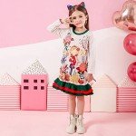 Cozy Long Sleeve Winter Dresses for Girls, 3-12