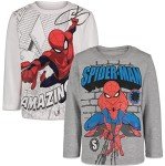 Spider-Man Toddler Boys' 2-Pack Long Sleeve Shirts