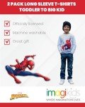 Spider-Man Toddler Boys' 2-Pack Long Sleeve Shirts