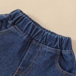 Toddler Boys’ Plaid Hoodie and Jeans Set