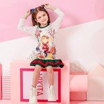 Cozy Long Sleeve Winter Dresses for Girls, 3-12