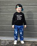 WESIDOM Baby Boy Hoodie and Jeans Outfit Set