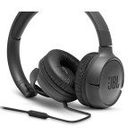 JBL Tune 500 On-Ear Headphones with Mic - Black