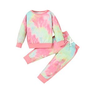 YALLET Toddler Girls Fall Outfit Set 1-5T